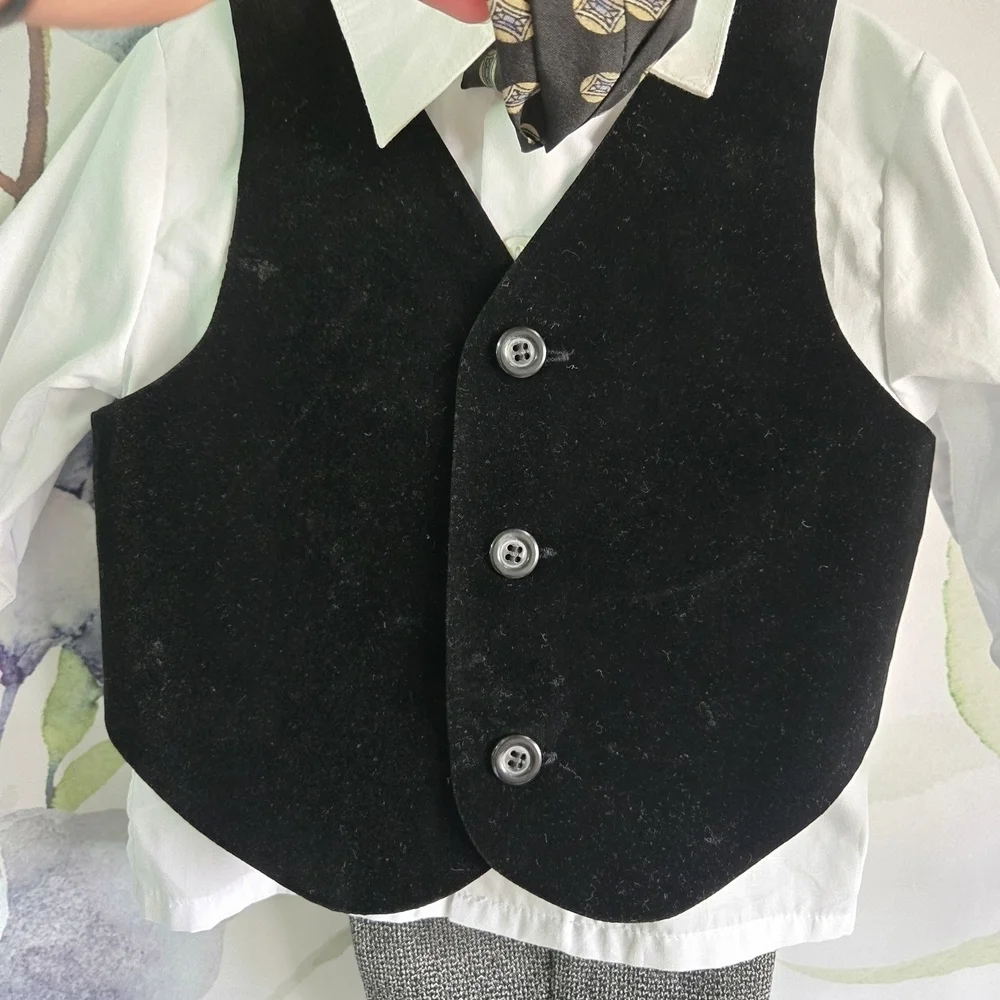 IN DESIGN | Boys' Formal Vest 4-pc Set
